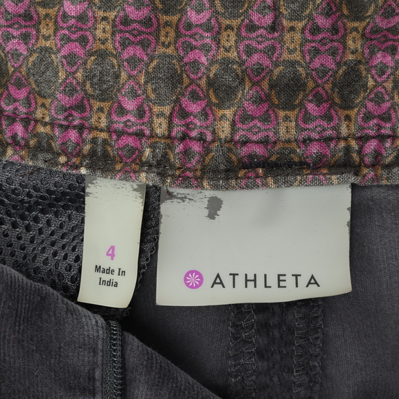 Athleta Roseville Corduroy Mini Skirt Women 4 Blue Cotton/Spandex - Picture 6 of 10